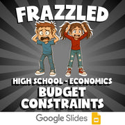 Budget Constraints FRAZZLED Economics Game - No Prep Review Activity