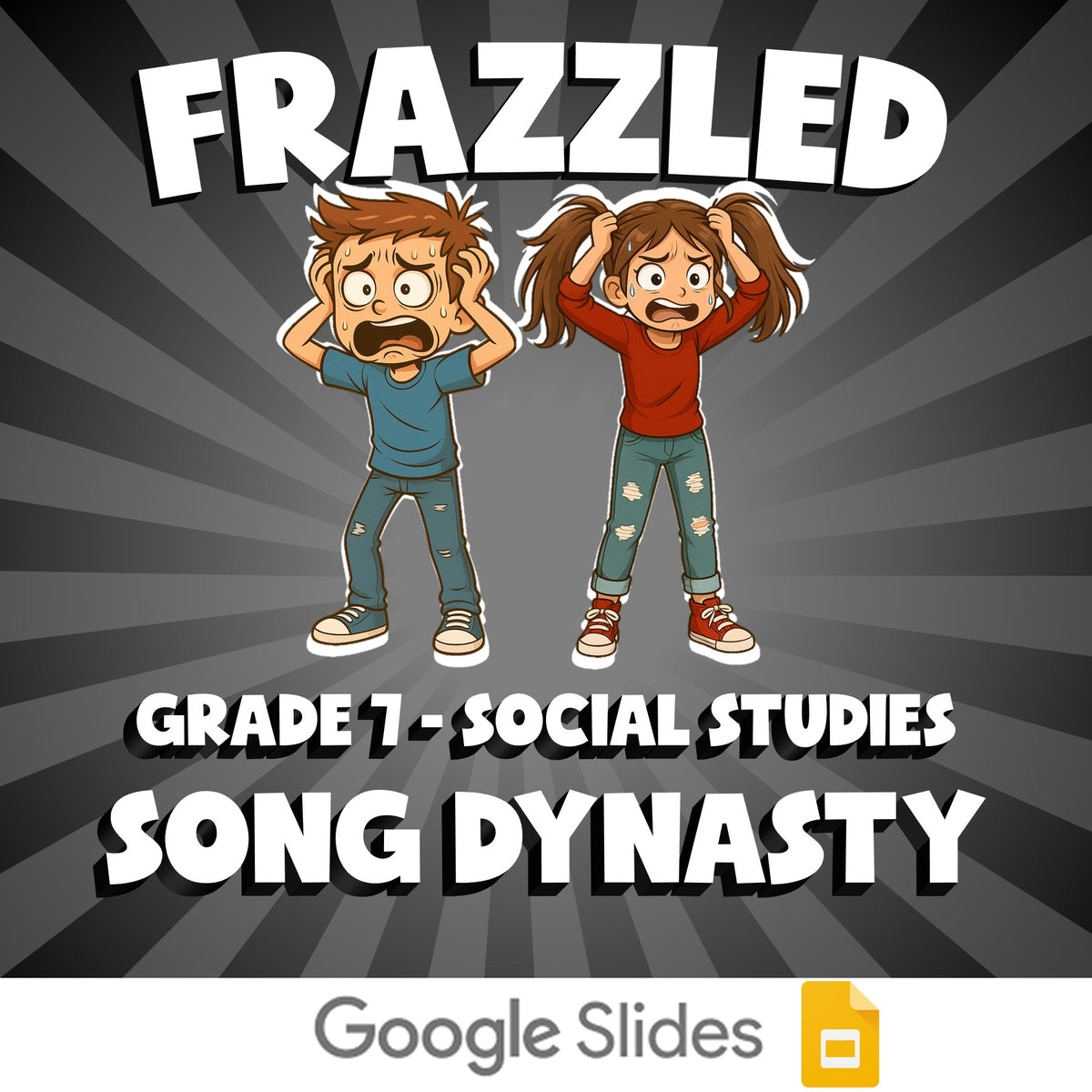 Song Dynasty FRAZZLED Socials Game - No Prep Grade 7 Review Activity