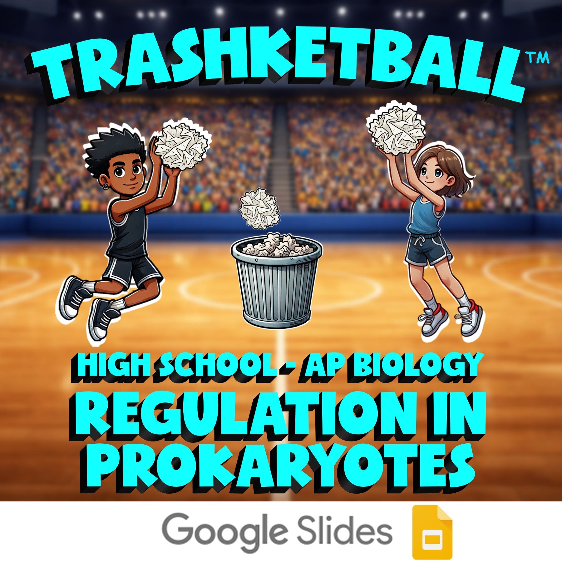 Regulation in Prokaryotes TRASHKETBALL Science Game - No Prep AP Biology Review