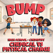 Chemical vs Physical Change BUMP Science Game - No Prep Chemistry Review