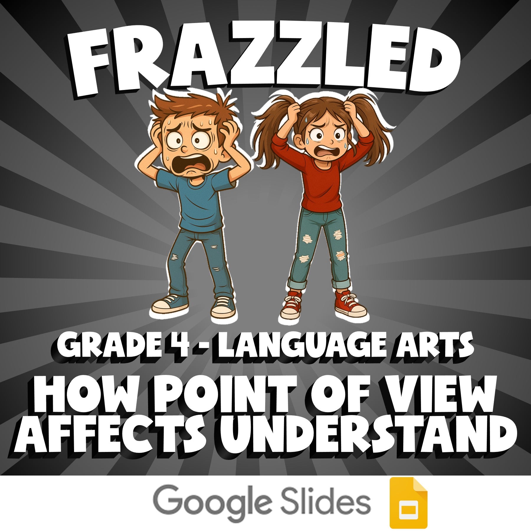 How Point of View Affects Understand FRAZZLED ELA Game - No Prep Grade 4 Review
