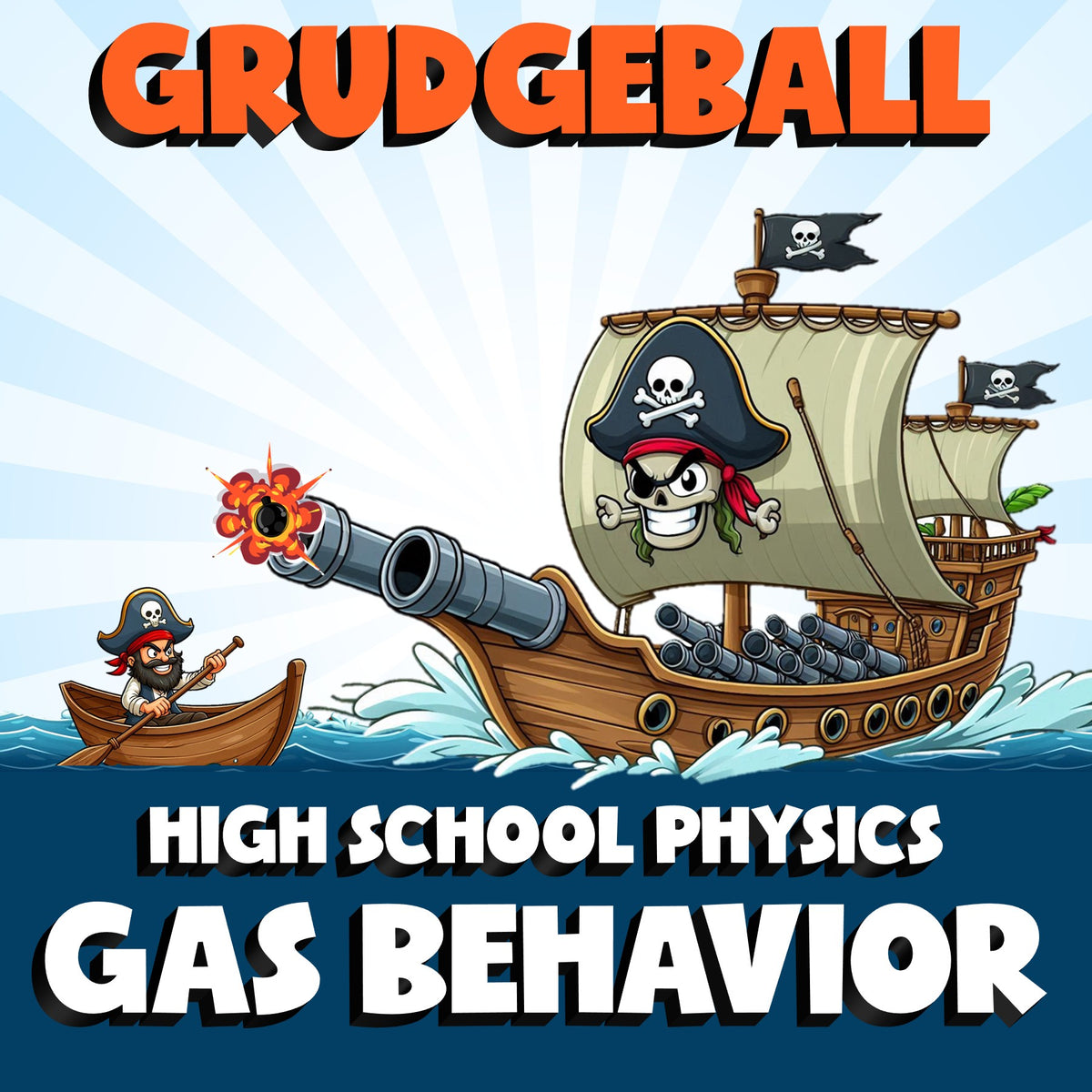 Gas Behavior GRUDGEBALL Science Game - No Prep Physics Review Activity