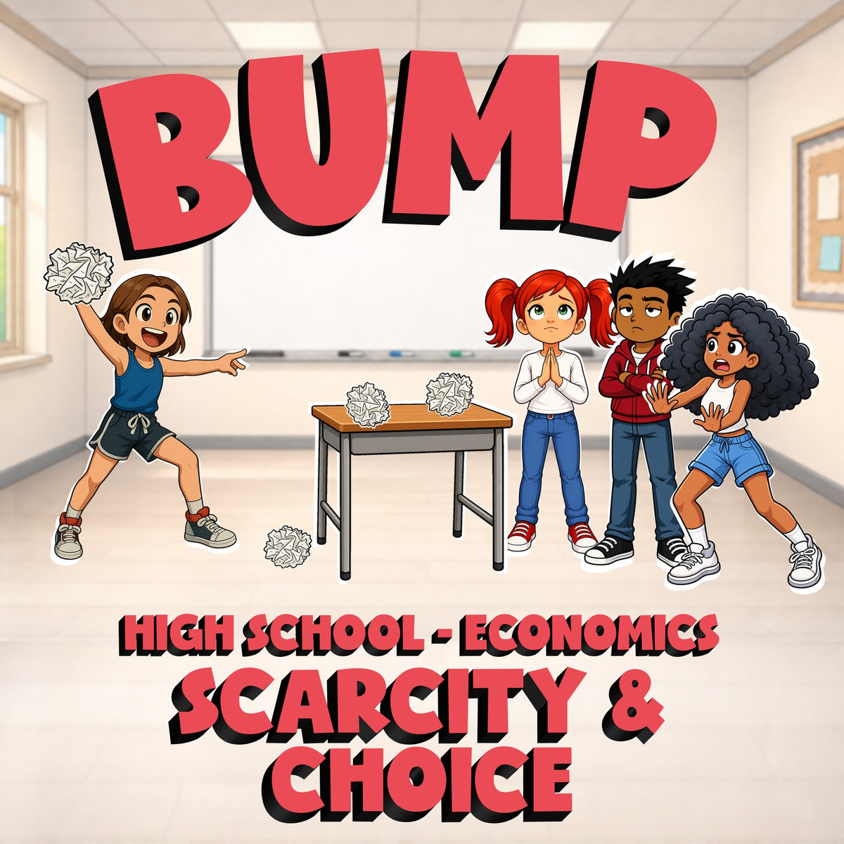 Scarcity & Choice BUMP Economics Game - No Prep Review Activity