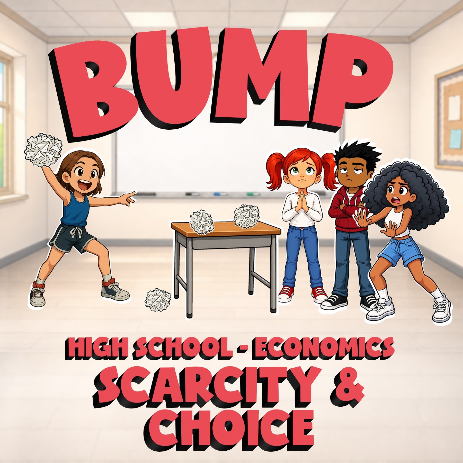 Scarcity & Choice BUMP Economics Game - No Prep Review Activity