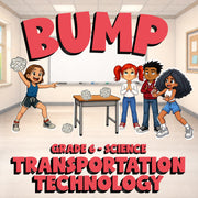 Transportation Technology BUMP Science Game - No Prep Grade 6 Review Activity