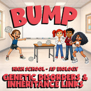 Genetic Disorders & Inheritance Links BUMP Science Game - No Prep AP Biology