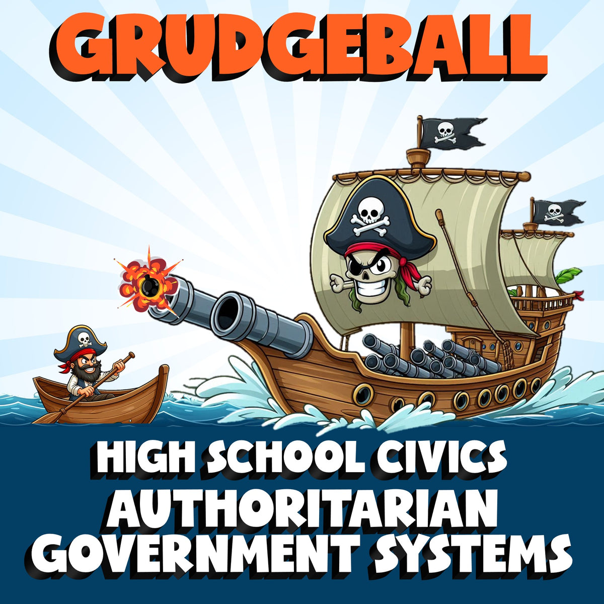 Authoritarian Government Systems GRUDGEBALL Civics Game - No Prep Review