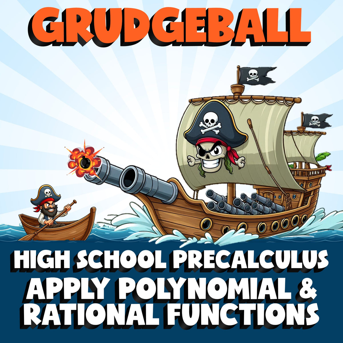 Apply Polynomial & Rational Functions GRUDGEBALL Math Game - No Prep PreCalculus