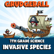 Invasive Species GRUDGEBALL Science Game - No Prep Grade 7 Review Activity