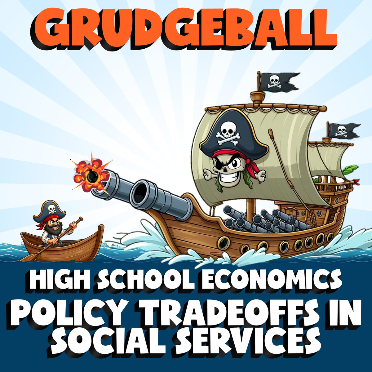 Policy Tradeoffs in Social Services GRUDGEBALL Economics Game - No Prep Review