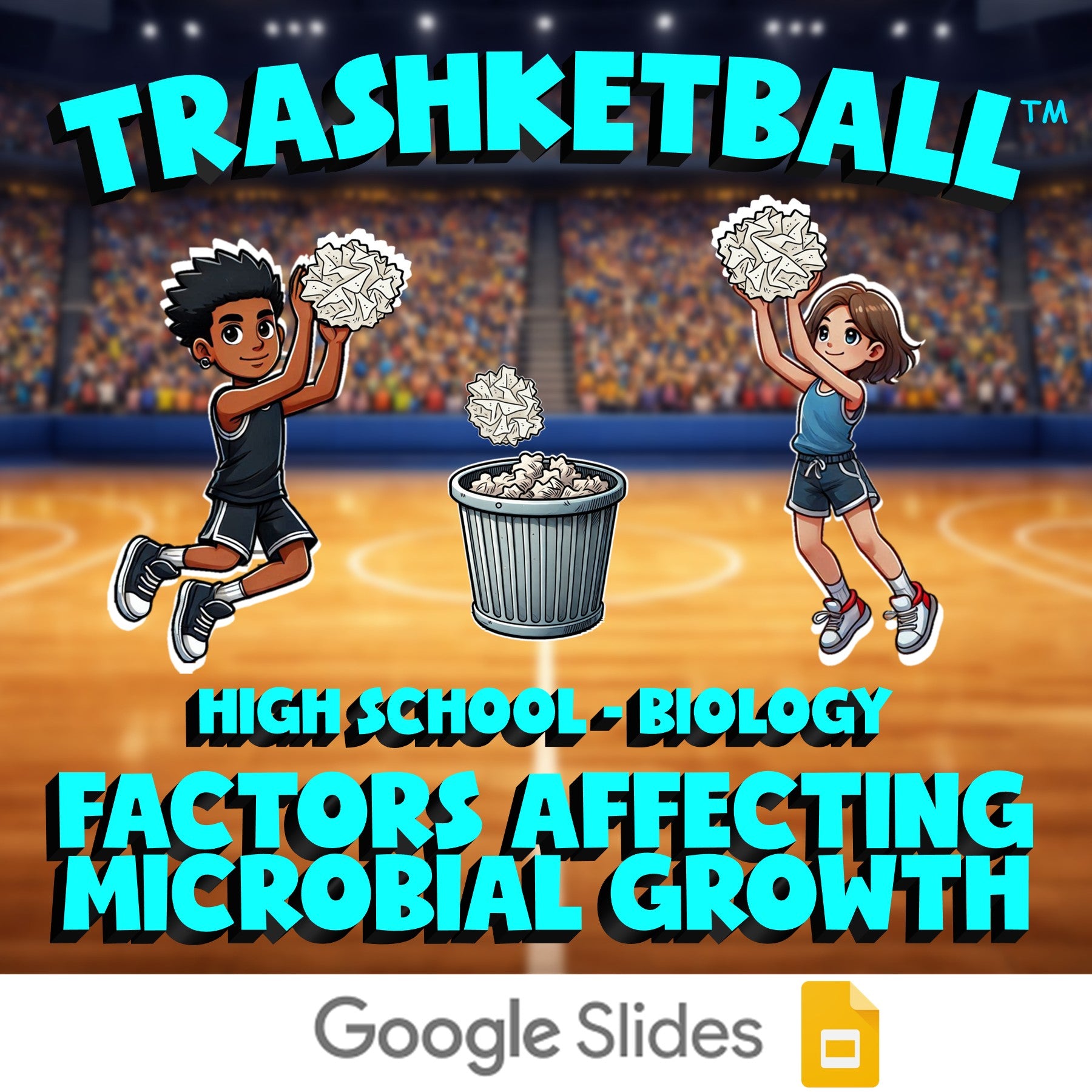 Factors Affecting Microbial Growth TRASHKETBALL Science Game - No Prep Biology