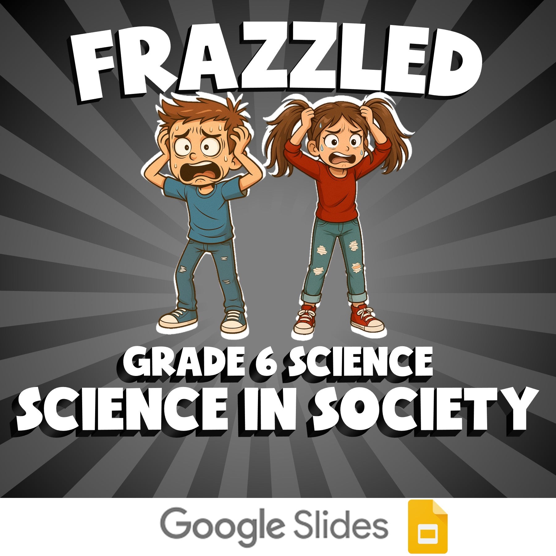 Science in Society FRAZZLED Science Game - No Prep Grade 6 Review Activity