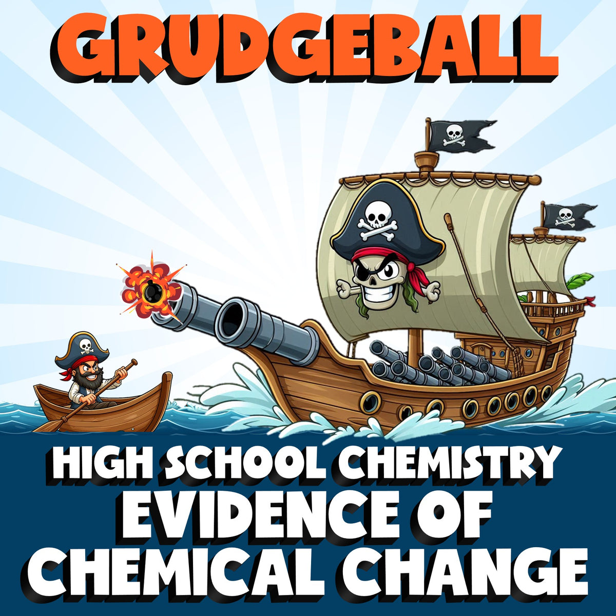 Evidence of Chemical Change GRUDGEBALL Science Game - No Prep Chemistry Review