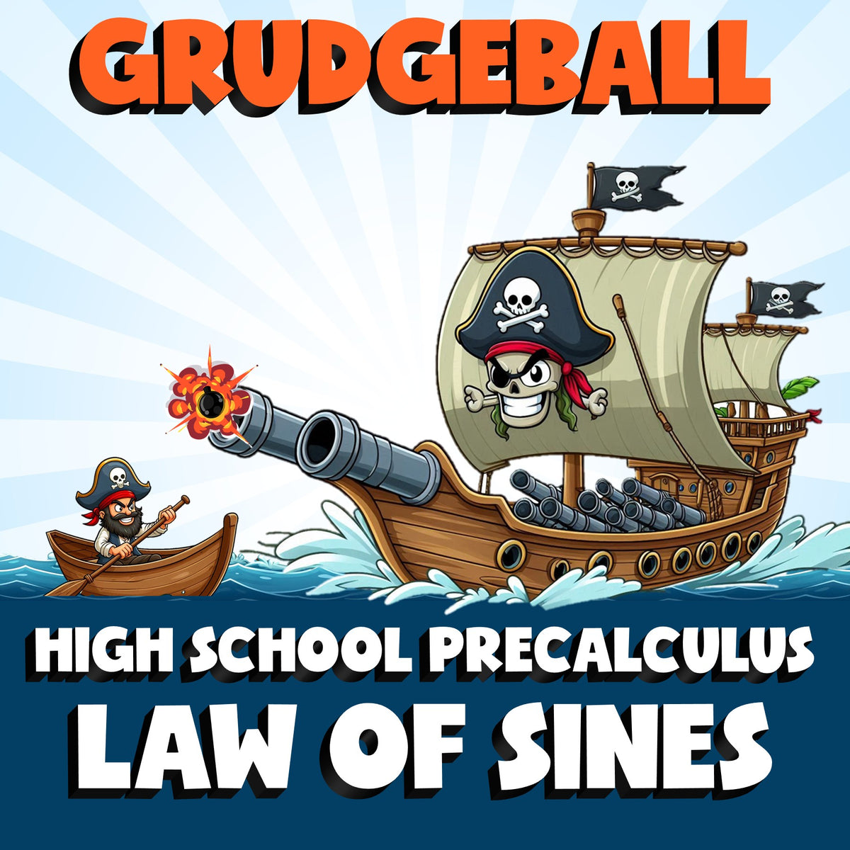 Law of Sines GRUDGEBALL Math Game - No Prep PreCalculus Review Activity