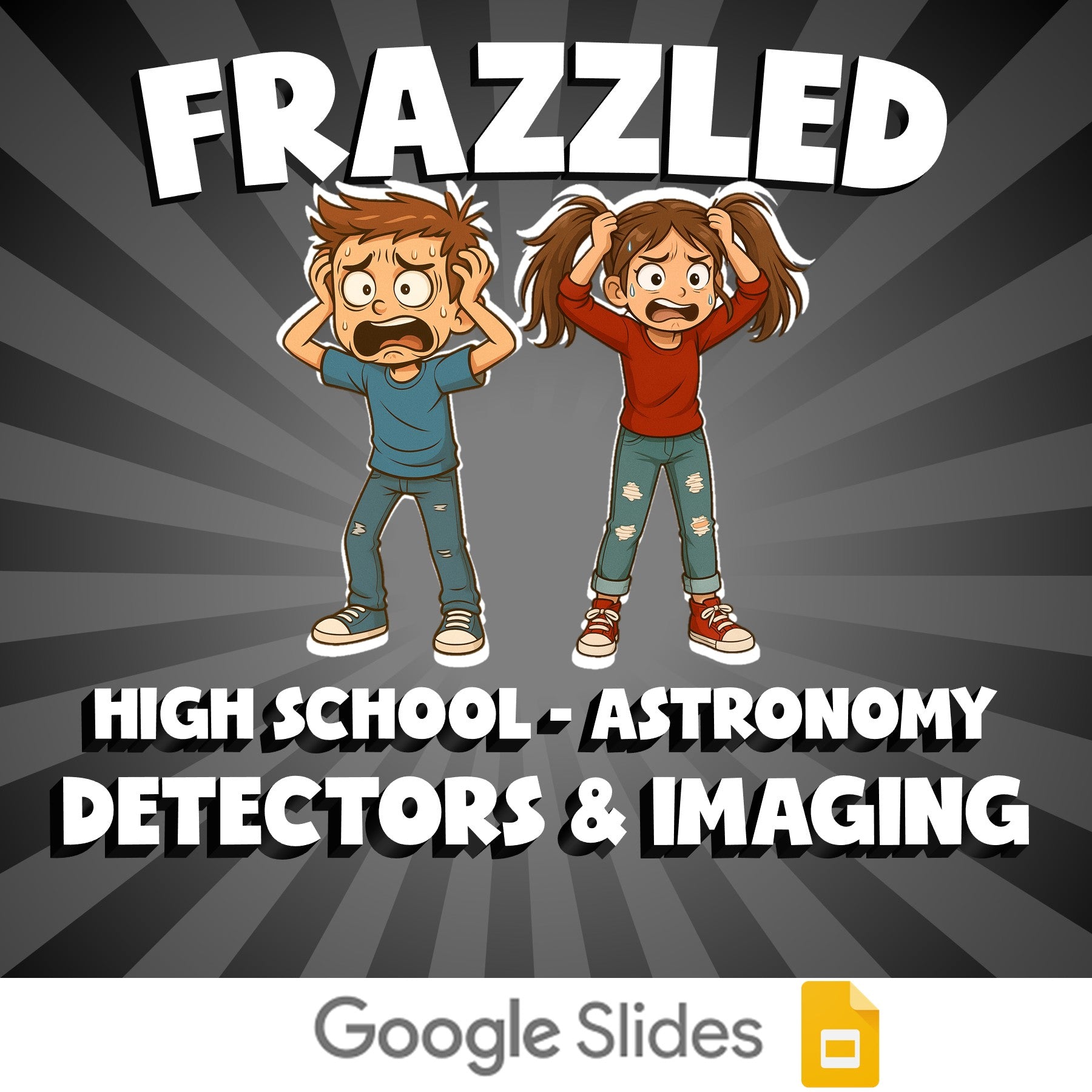 Detectors & Imaging FRAZZLED Science Game - No Prep Astronomy Review Activity