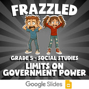 Limits on Government Power FRAZZLED Socials Game - No Prep Grade 5 Review