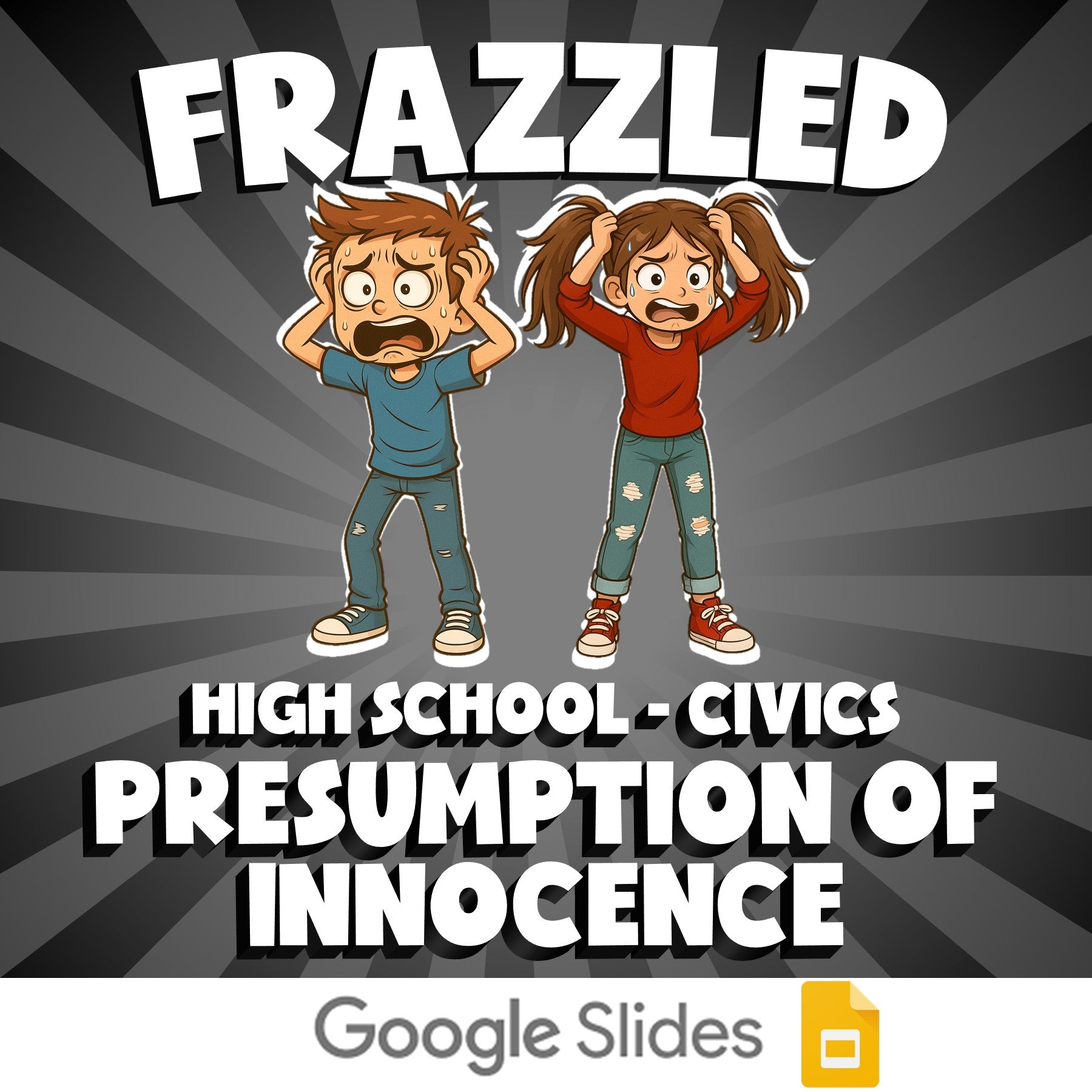 Presumption of Innocence FRAZZLED Civics Game - No Prep Review Activity