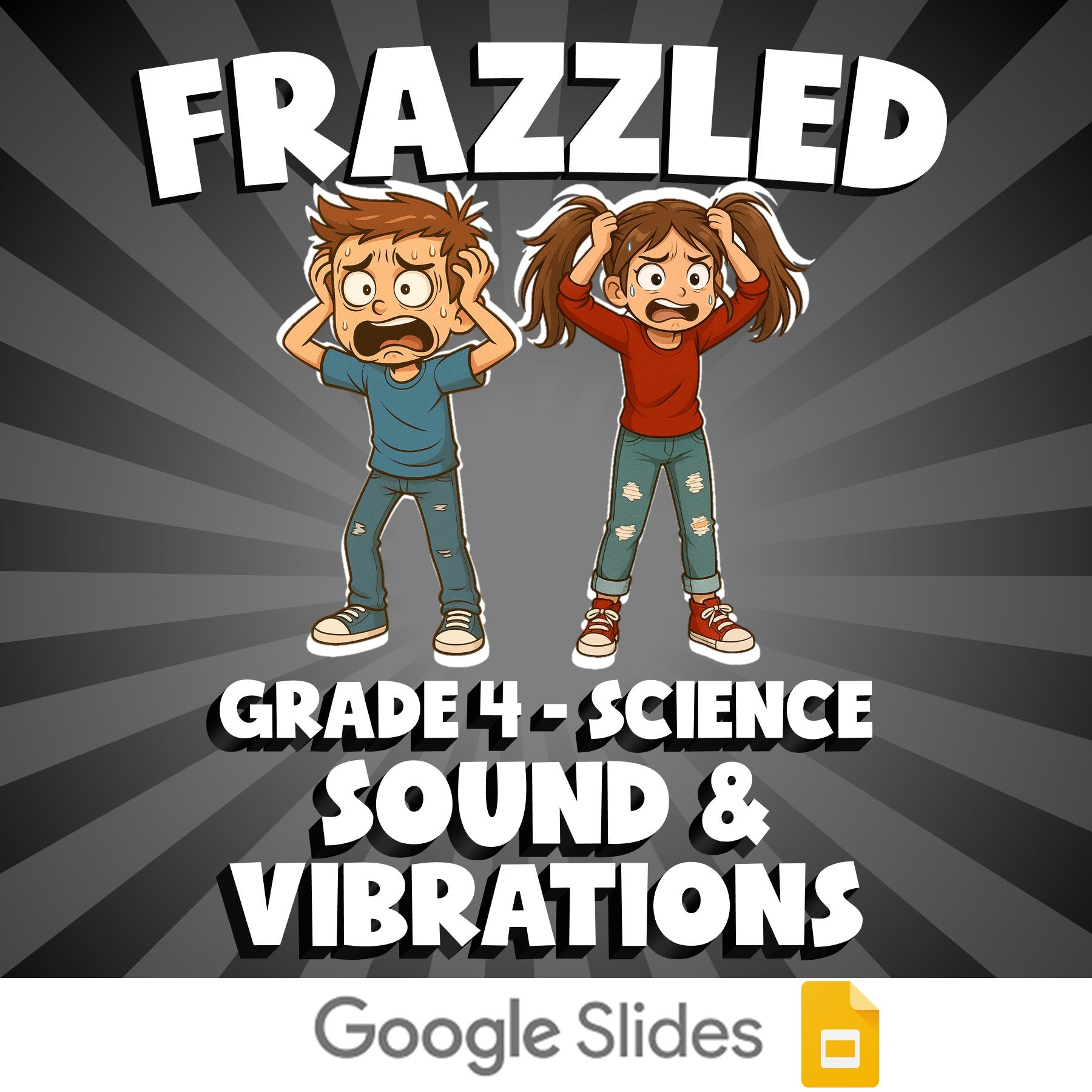 Sound & Vibrations FRAZZLED Science Game - No Prep Grade 4 Review Activity