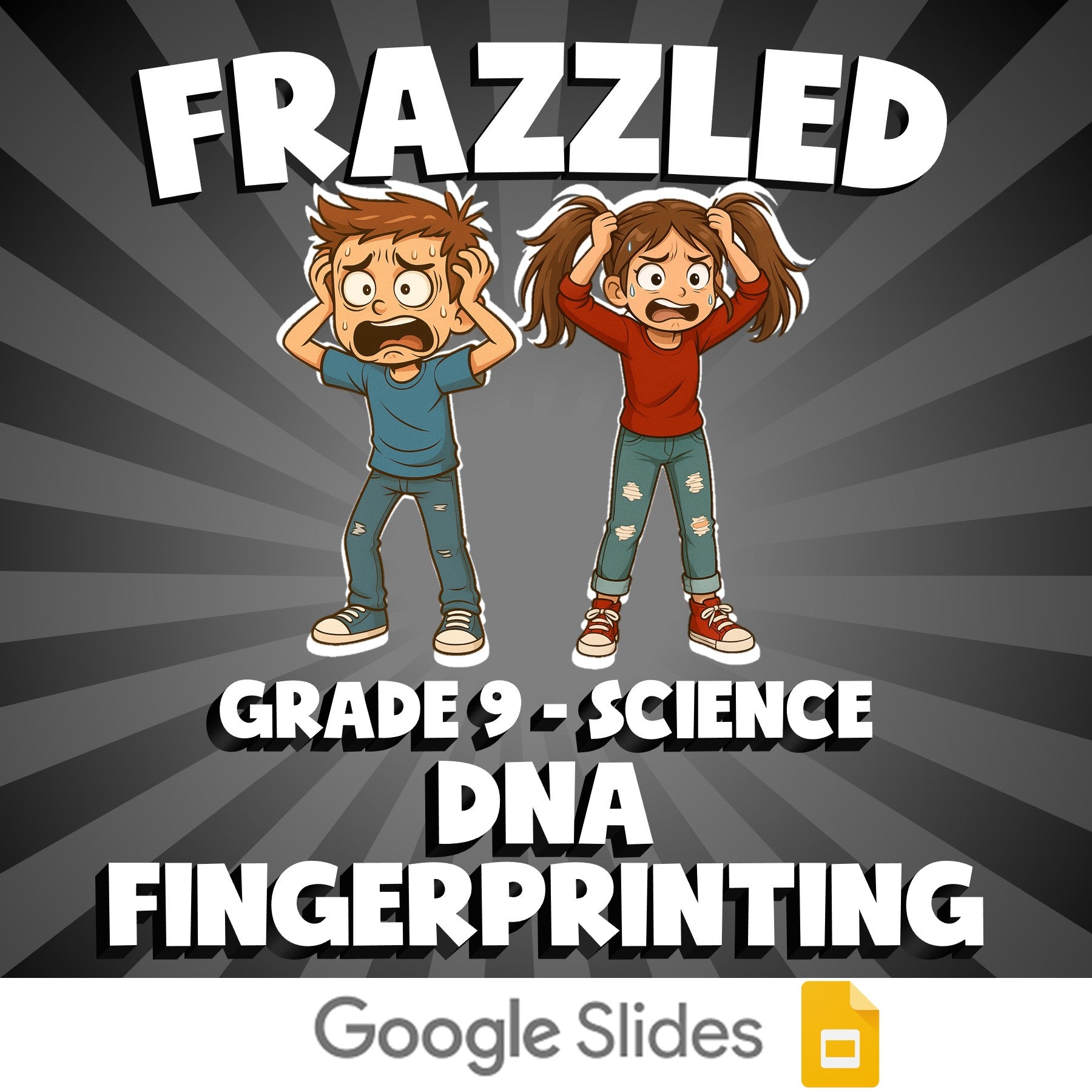 DNA Fingerprinting FRAZZLED Science Game - No Prep Grade 9 Review Activity