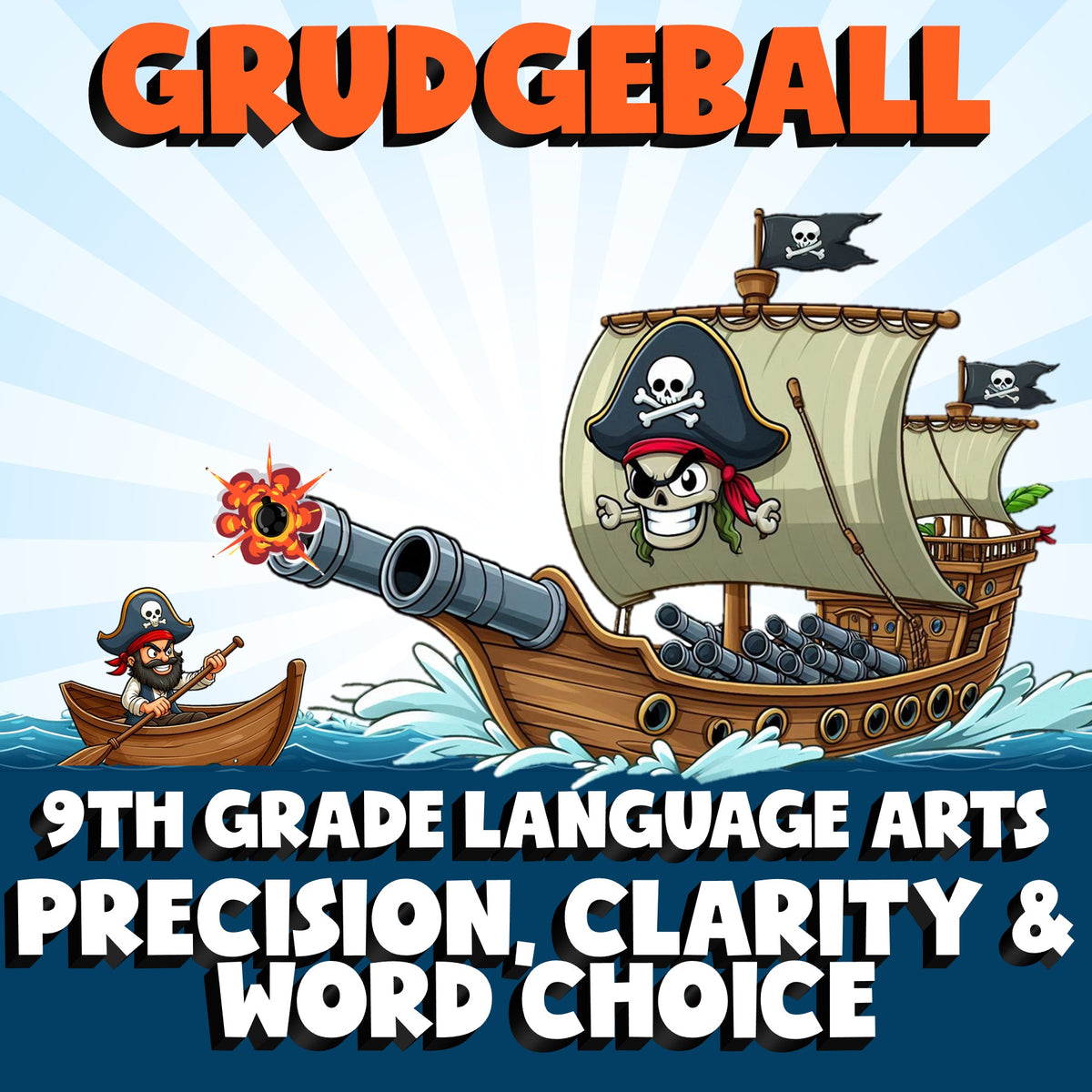 Precision, Clarity & Word Choice GRUDGEBALL ELA Game - No Prep Grade 9 Review