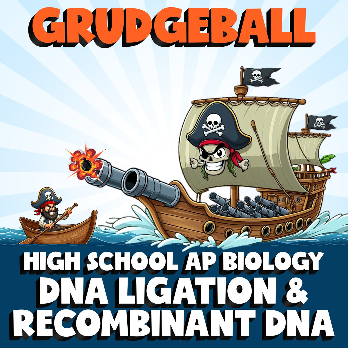 DNA Ligation & Recombinant DNA GRUDGEBALL Science Game - No Prep AP Biology