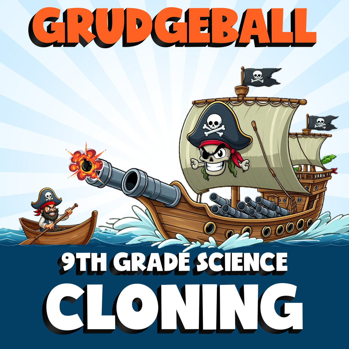 Cloning GRUDGEBALL Science Game - No Prep Grade 9 Review Activity
