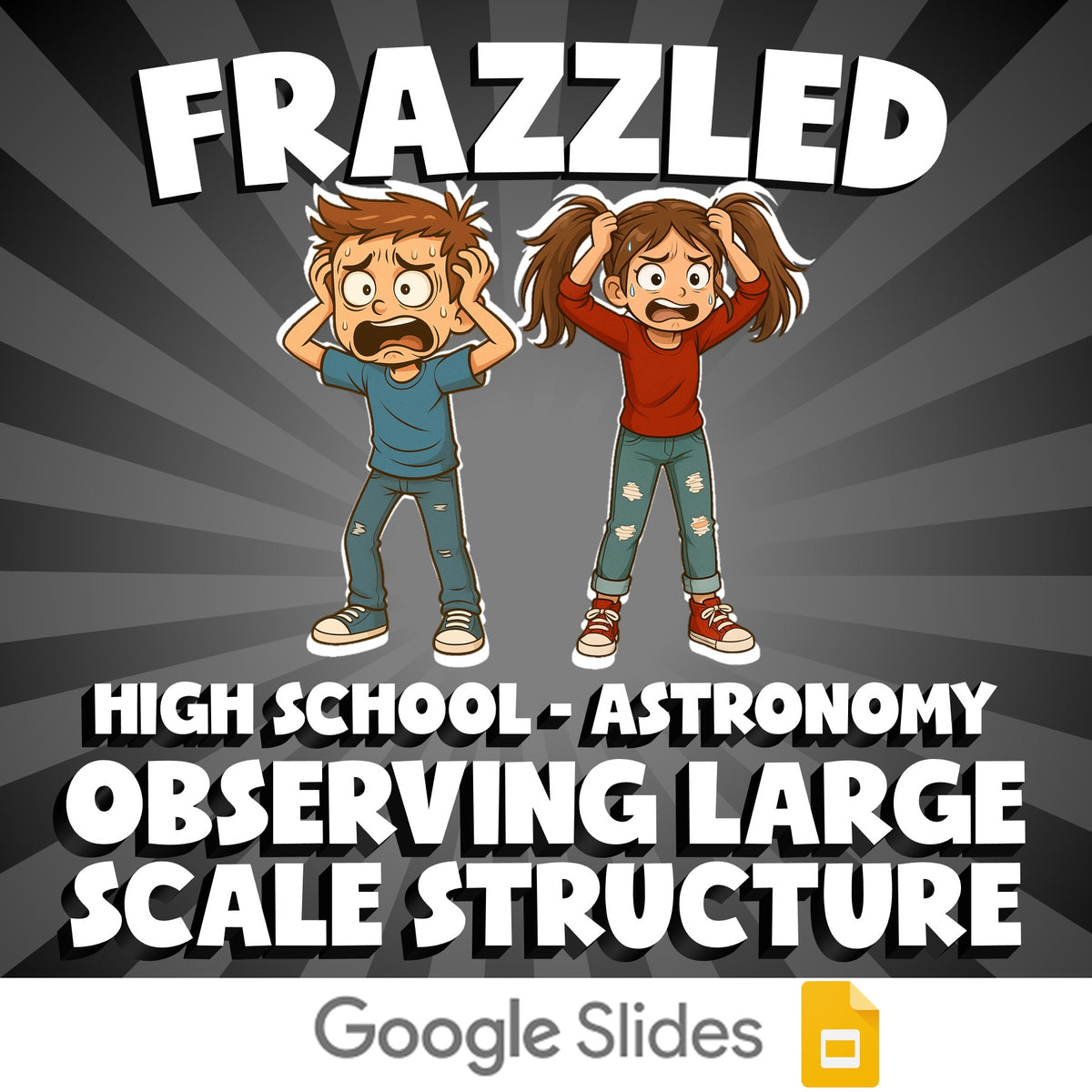 Observing Large Scale Structure FRAZZLED Science Game - No Prep Astronomy Review