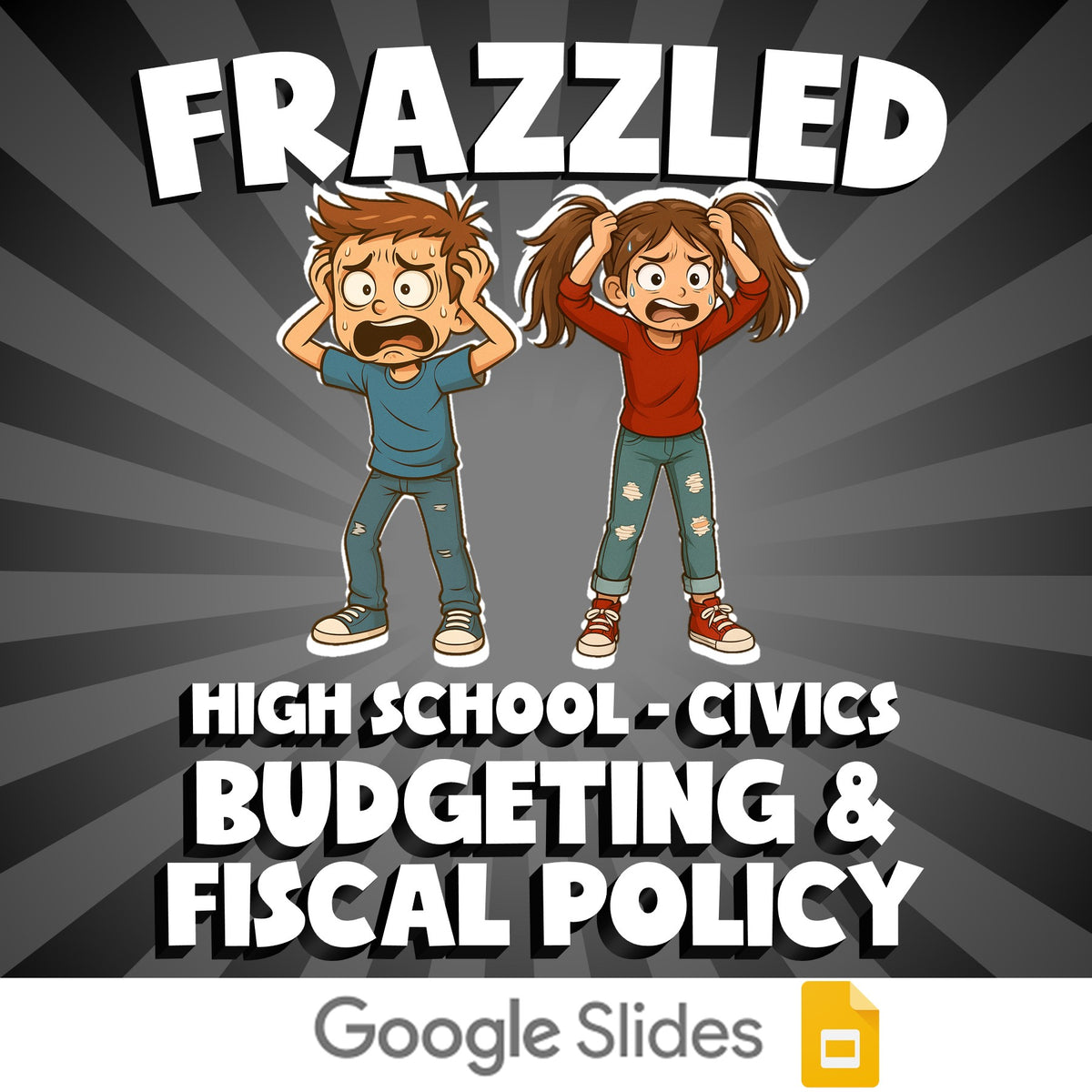 Budgeting & Fiscal Policy FRAZZLED Civics Game - No Prep Review Activity