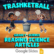 Reading Science Articles TRASHKETBALL Science Game - No Prep Grade 9 Review
