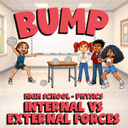 Internal vs External Forces BUMP Science Game - No Prep Physics Review Activity