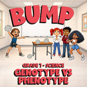 Genotype vs Phenotype BUMP Science Game - No Prep Grade 7 Review Activity