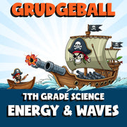 Energy & Waves GRUDGEBALL Science Game - No Prep Grade 7 Review Activity