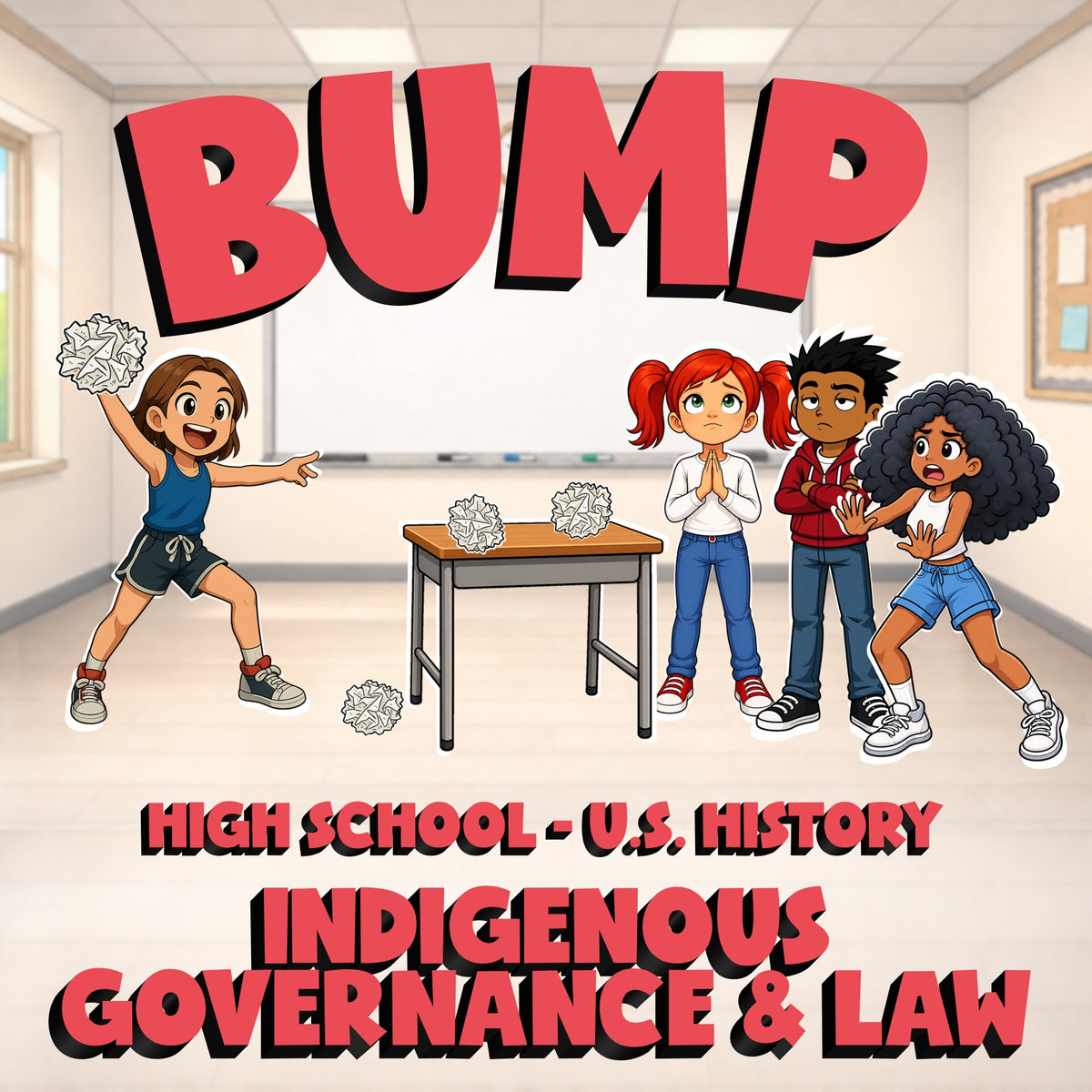 Indigenous Governance & Law BUMP U.S. History Game - No Prep Review Activity