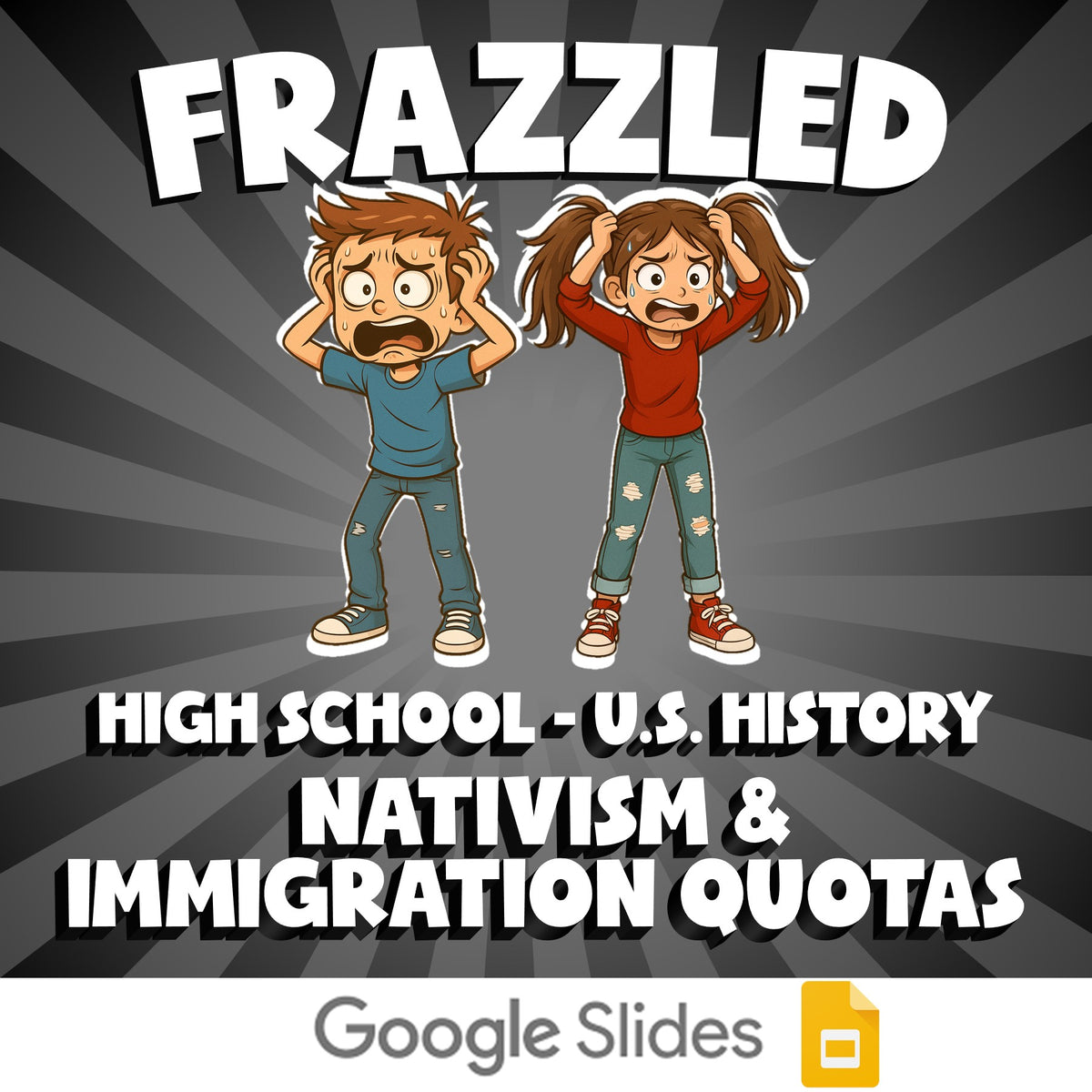 Nativism & Immigration Quotas FRAZZLED U.S. History Game - No Prep Review