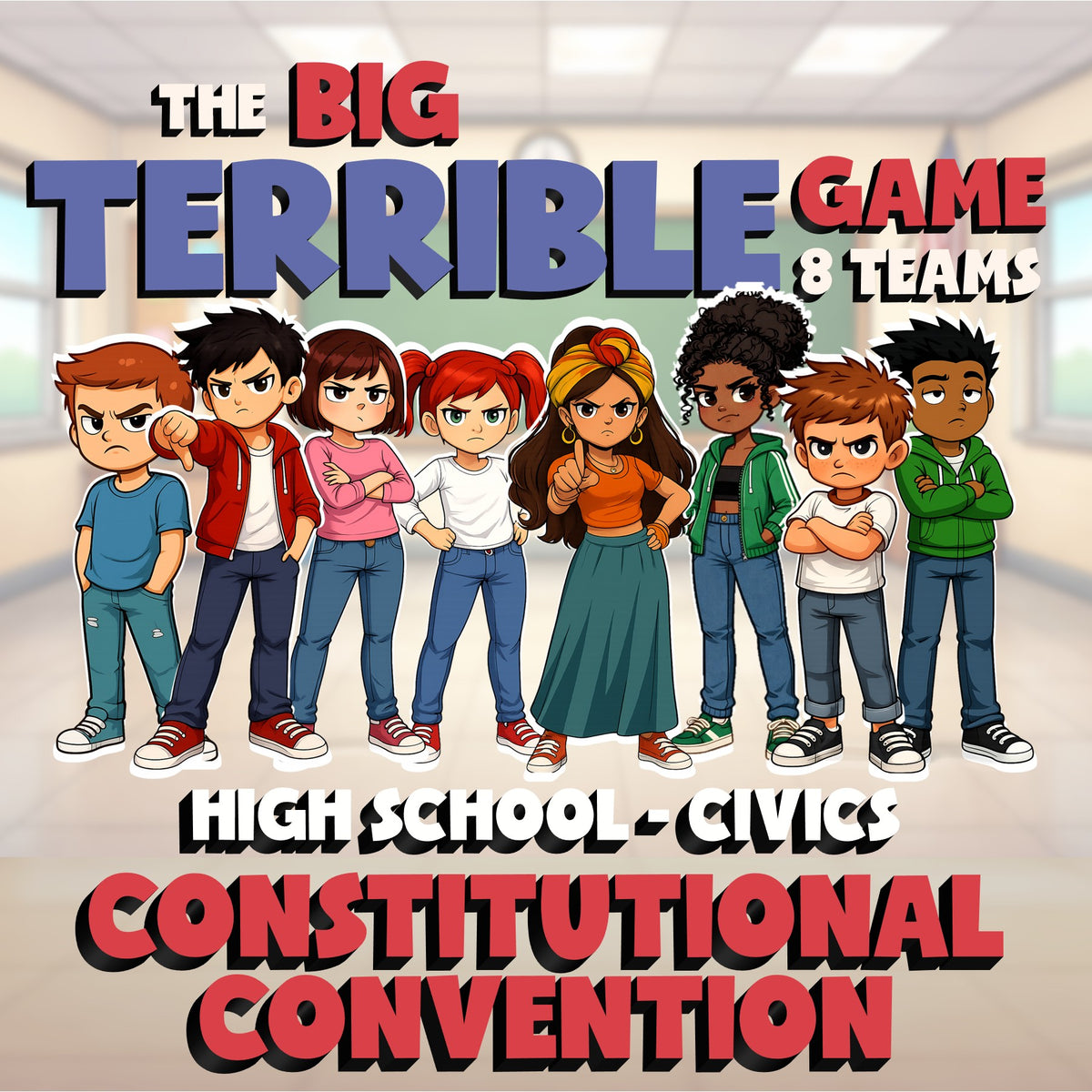 Constitutional Convention BIG TERRIBLE GAME - No Prep Civics Review Activity
