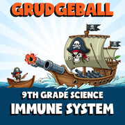Immune System GRUDGEBALL Science Game - No Prep Grade 9 Review Activity