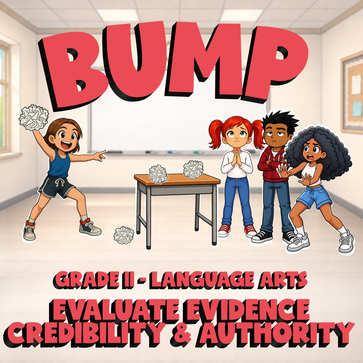 Evaluate Evidence Credibility & Authority BUMP ELA Game - No Prep Grade 11