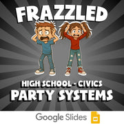 Party Systems FRAZZLED Civics Game - No Prep Review Activity