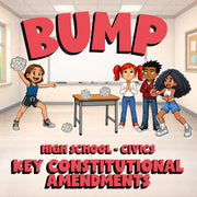 Key Constitutional Amendments BUMP Civics Game - No Prep Review Activity