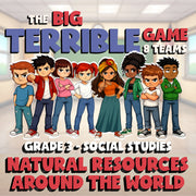 Natural Resources Around the World BIG TERRIBLE GAME - Grade 3 Socials Review