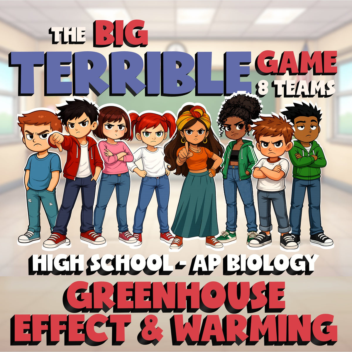 Greenhouse Effect & Warming BIG TERRIBLE GAME - AP Biology Science Review