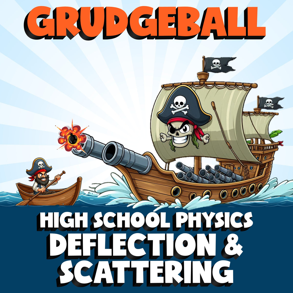 Deflection & Scattering GRUDGEBALL Science Game - No Prep Physics Review