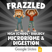 Microbiome & Digestion FRAZZLED Science Game - No Prep Biology Review Activity