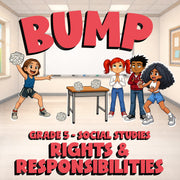 Rights & Responsibilities BUMP Socials Game - No Prep Grade 5 Review Activity