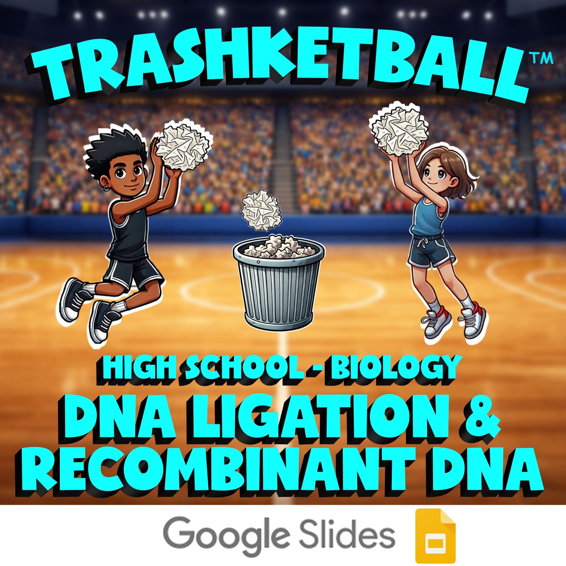 DNA Ligation & Recombinant DNA TRASHKETBALL Science Game - No Prep Biology