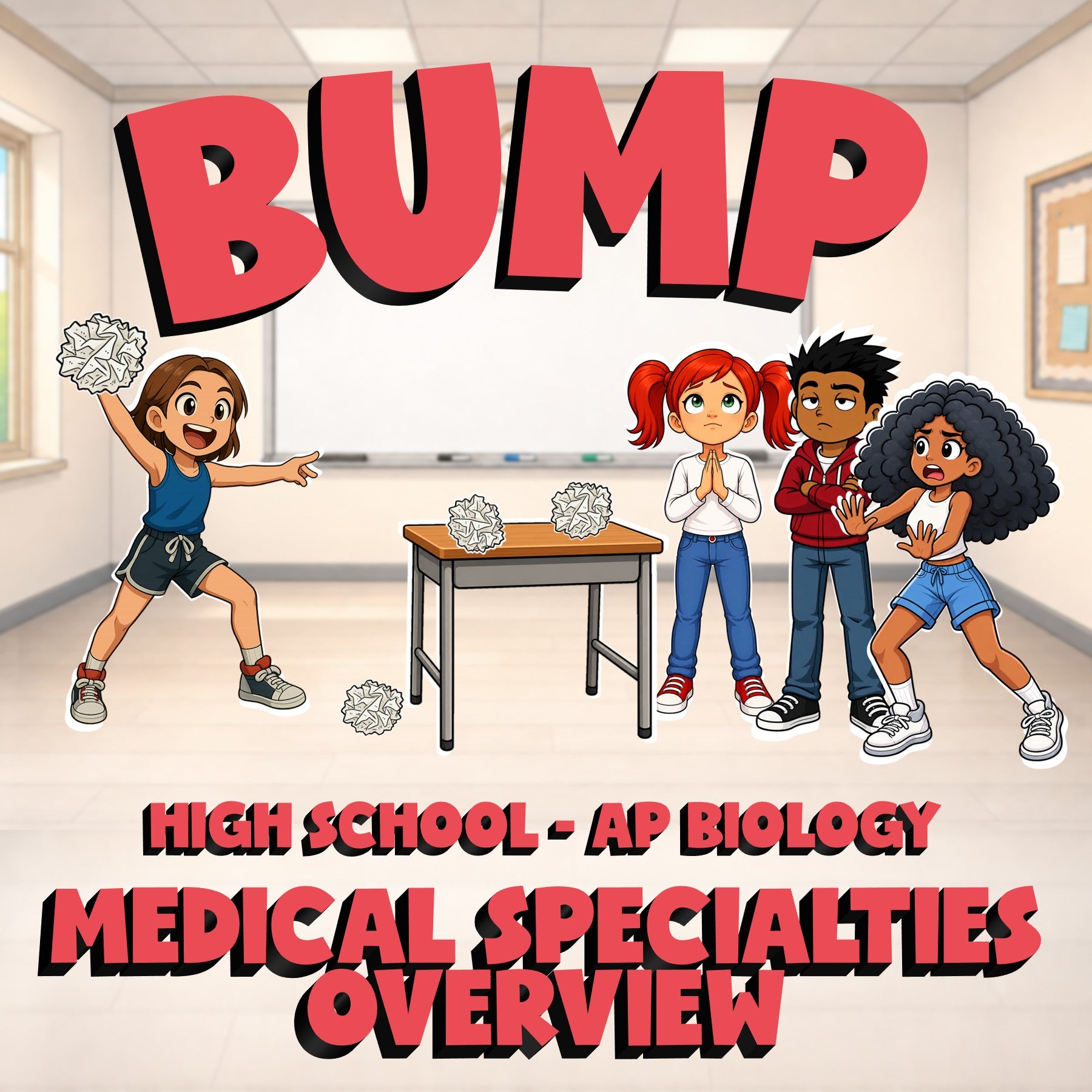 Medical Specialties Overview BUMP Science Game - No Prep AP Biology Review