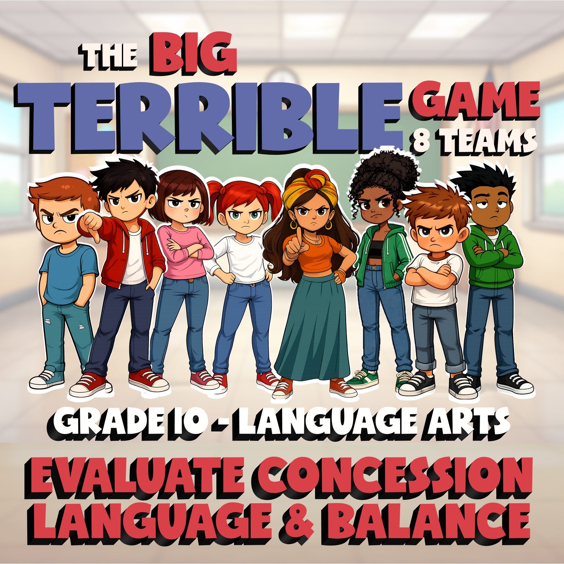 Evaluate Concession Language & Balance BIG TERRIBLE GAME - Grade 10 ELA Review