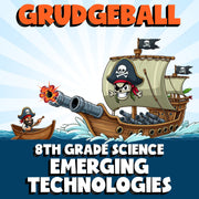 Emerging Technologies GRUDGEBALL Science Game - No Prep Grade 8 Review Activity