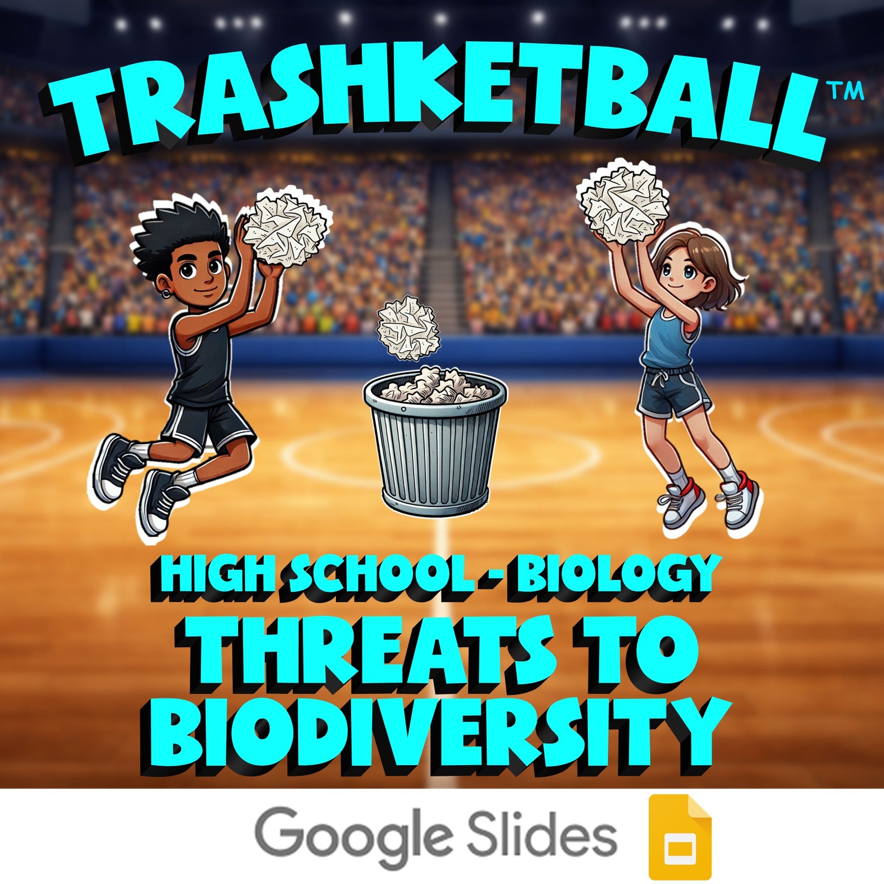 Threats to Biodiversity TRASHKETBALL Science Game - No Prep Biology Review