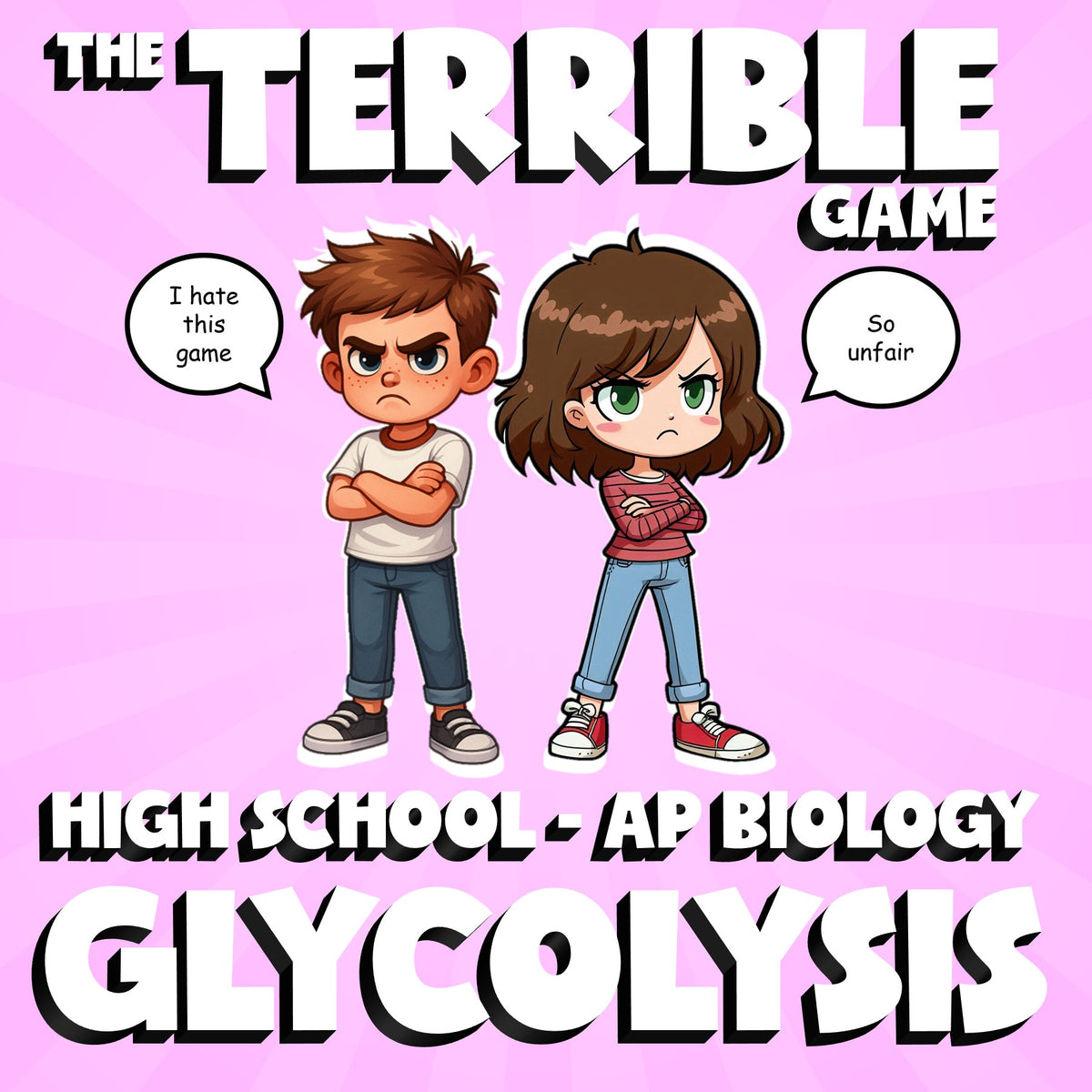 Glycolysis THE TERRIBLE GAME - No Prep AP Biology Science Review Activity